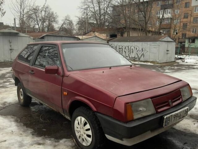 Красный ВАЗ 2108, объемом двигателя 1.3 л и пробегом 100 тыс. км за 450 $, фото 1 на Automoto.ua