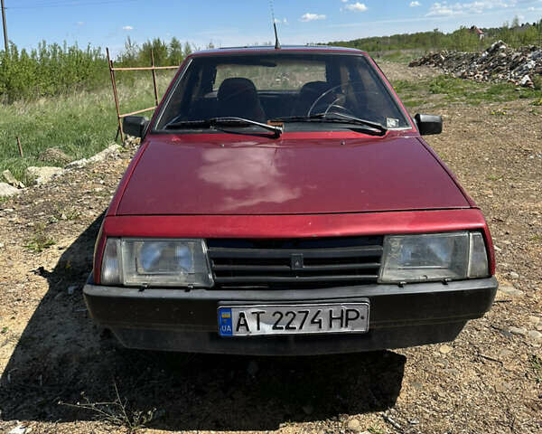 Красный ВАЗ 2108, объемом двигателя 1.29 л и пробегом 123 тыс. км за 550 $, фото 1 на Automoto.ua