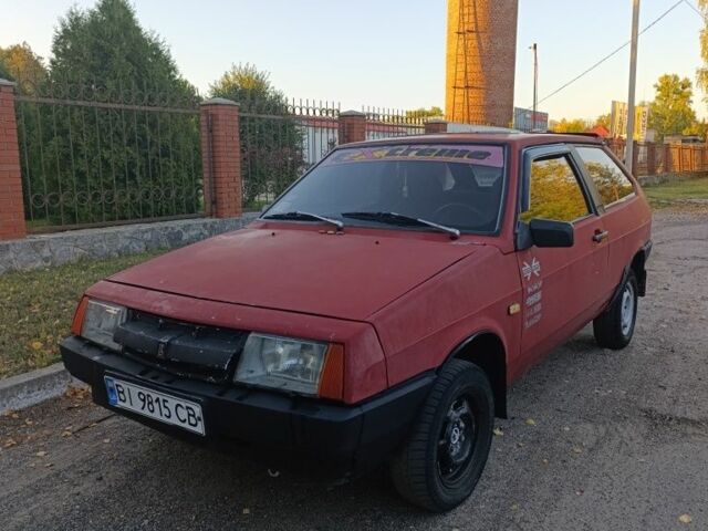 Красный ВАЗ 2108, объемом двигателя 1.3 л и пробегом 220 тыс. км за 750 $, фото 1 на Automoto.ua