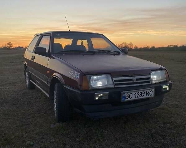 Красный ВАЗ 2108, объемом двигателя 1.3 л и пробегом 140 тыс. км за 499 $, фото 1 на Automoto.ua