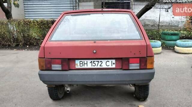 Красный ВАЗ 2108, объемом двигателя 1.3 л и пробегом 63 тыс. км за 1000 $, фото 1 на Automoto.ua