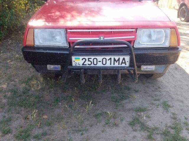 Красный ВАЗ 2108, объемом двигателя 1.3 л и пробегом 160 тыс. км за 550 $, фото 1 на Automoto.ua