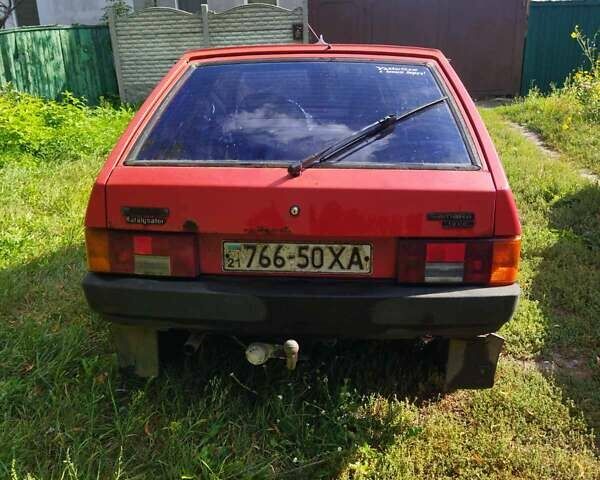 Червоний ВАЗ 2108, об'ємом двигуна 1.3 л та пробігом 80 тис. км за 1300 $, фото 1 на Automoto.ua