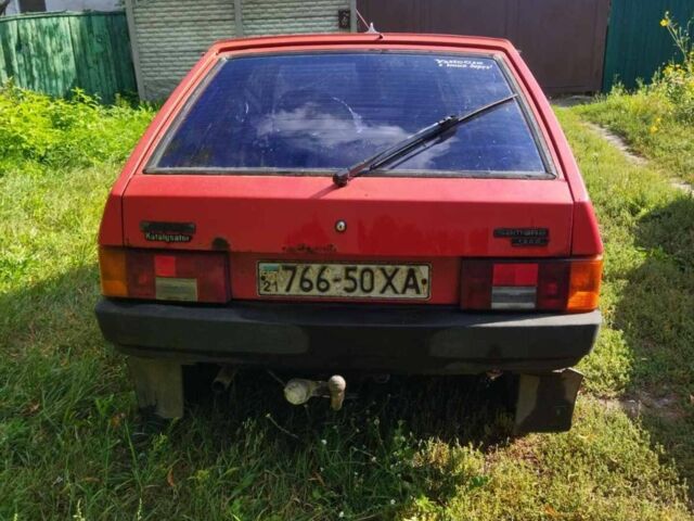 Червоний ВАЗ 2108, об'ємом двигуна 1.3 л та пробігом 80 тис. км за 1300 $, фото 1 на Automoto.ua