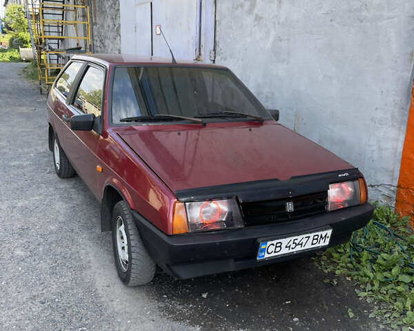 Красный ВАЗ 2108, объемом двигателя 1.3 л и пробегом 48 тыс. км за 1500 $, фото 1 на Automoto.ua