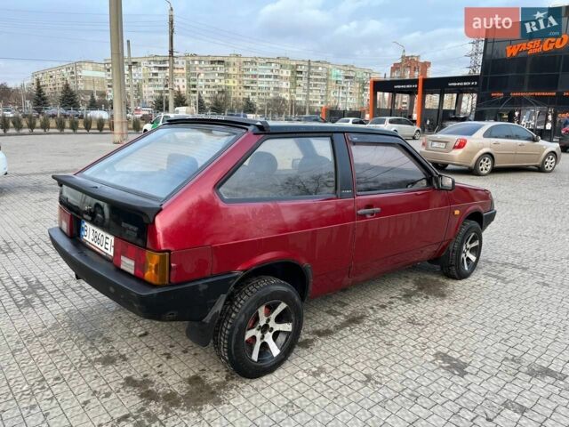 Красный ВАЗ 2108, объемом двигателя 1.29 л и пробегом 300 тыс. км за 1100 $, фото 1 на Automoto.ua