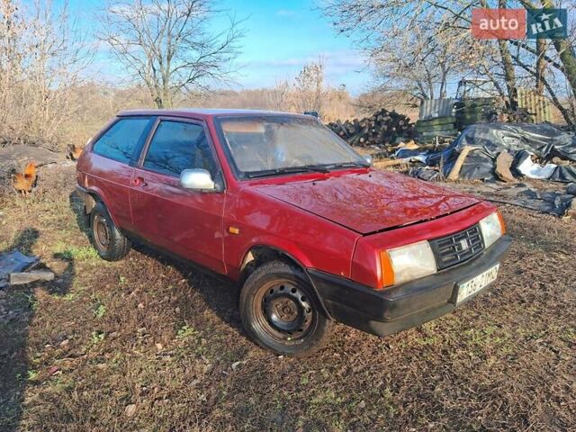 Красный ВАЗ 2108, объемом двигателя 1.3 л и пробегом 108 тыс. км за 950 $, фото 1 на Automoto.ua