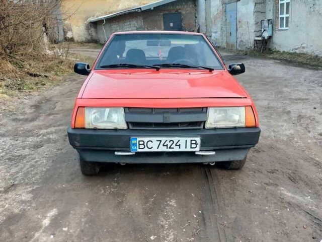 Красный ВАЗ 2108, объемом двигателя 1.1 л и пробегом 1 тыс. км за 800 $, фото 1 на Automoto.ua