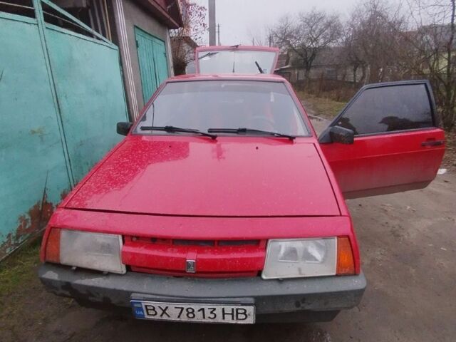 Красный ВАЗ 2108, объемом двигателя 1.3 л и пробегом 76 тыс. км за 850 $, фото 1 на Automoto.ua