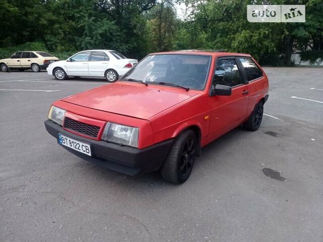 Красный ВАЗ 2108, объемом двигателя 1.6 л и пробегом 40 тыс. км за 1200 $, фото 1 на Automoto.ua
