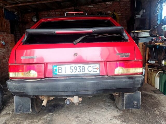 Красный ВАЗ 2108, объемом двигателя 1.3 л и пробегом 97 тыс. км за 1200 $, фото 1 на Automoto.ua