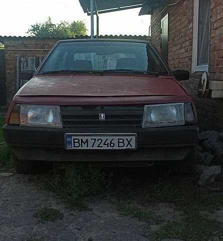 Красный ВАЗ 2108, объемом двигателя 1.29 л и пробегом 59 тыс. км за 488 $, фото 1 на Automoto.ua