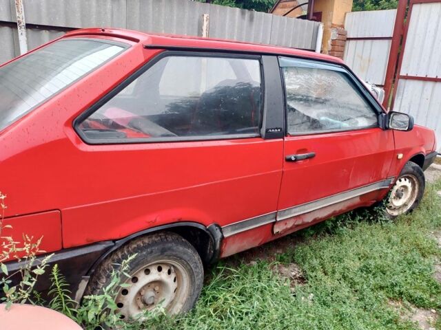 Красный ВАЗ 2108, объемом двигателя 1.3 л и пробегом 56 тыс. км за 800 $, фото 1 на Automoto.ua
