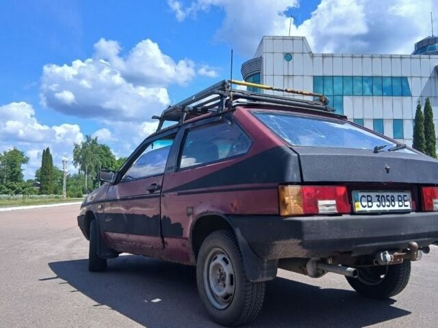 Красный ВАЗ 2108, объемом двигателя 1.3 л и пробегом 101 тыс. км за 800 $, фото 1 на Automoto.ua