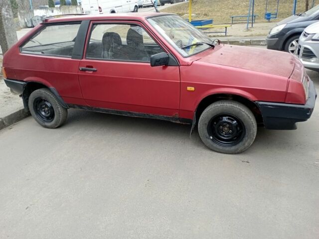 Красный ВАЗ 2108, объемом двигателя 1.1 л и пробегом 75 тыс. км за 1000 $, фото 1 на Automoto.ua