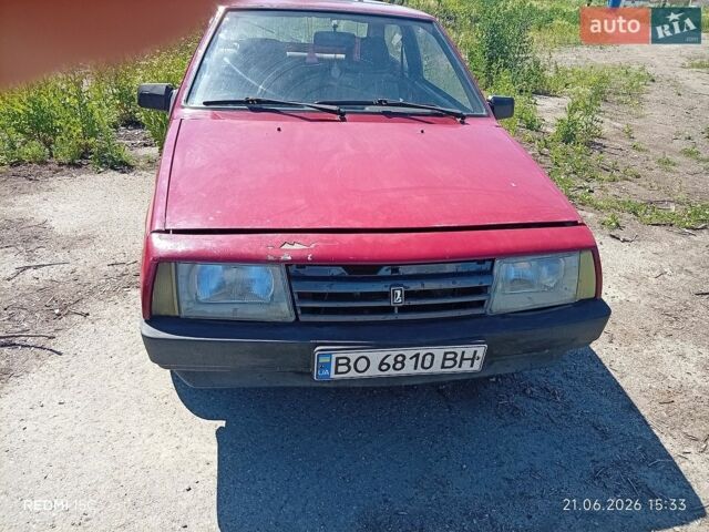 Красный ВАЗ 2108, объемом двигателя 1.5 л и пробегом 110 тыс. км за 800 $, фото 1 на Automoto.ua