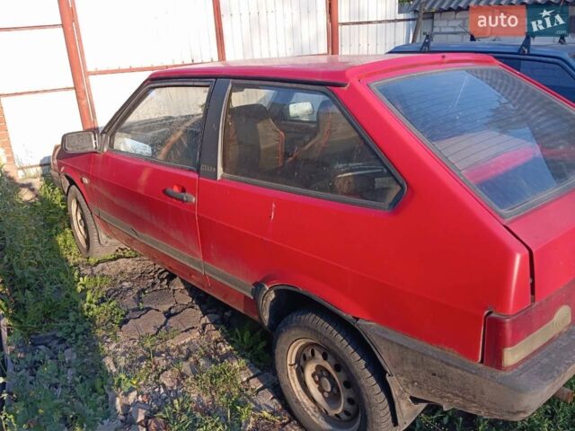 Червоний ВАЗ 2108, об'ємом двигуна 1.3 л та пробігом 100 тис. км за 1100 $, фото 1 на Automoto.ua