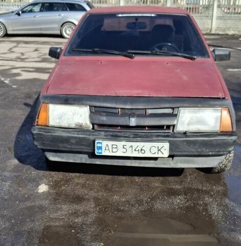 Красный ВАЗ 2108, объемом двигателя 1.3 л и пробегом 137 тыс. км за 600 $, фото 1 на Automoto.ua