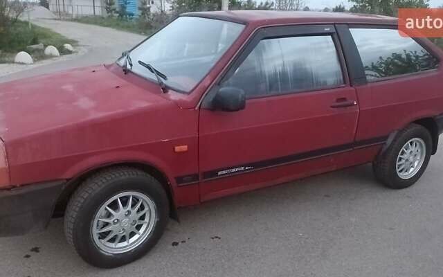 Красный ВАЗ 2108, объемом двигателя 1.6 л и пробегом 100 тыс. км за 800 $, фото 1 на Automoto.ua