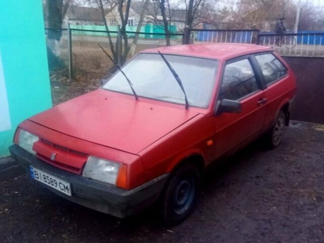 Красный ВАЗ 2108, объемом двигателя 1.3 л и пробегом 168 тыс. км за 1400 $, фото 1 на Automoto.ua