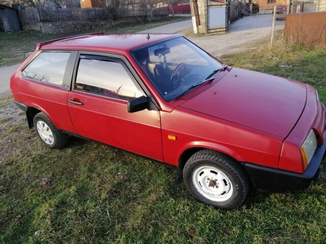 Красный ВАЗ 2108, объемом двигателя 1.1 л и пробегом 97 тыс. км за 600 $, фото 1 на Automoto.ua
