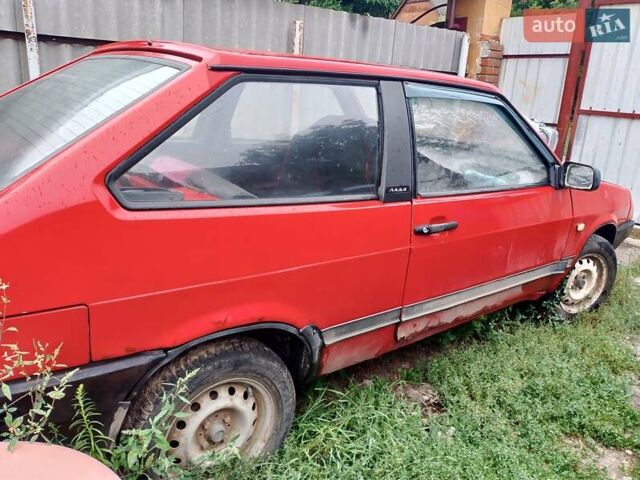 Красный ВАЗ 2108, объемом двигателя 1.29 л и пробегом 5 тыс. км за 800 $, фото 1 на Automoto.ua