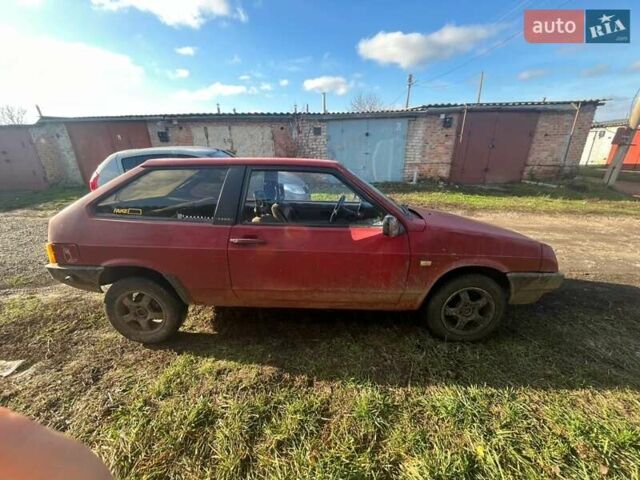 Красный ВАЗ 2108, объемом двигателя 1.3 л и пробегом 290 тыс. км за 1306 $, фото 1 на Automoto.ua