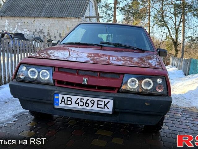 Красный ВАЗ 2108, объемом двигателя 1.3 л и пробегом 99 тыс. км за 650 $, фото 1 на Automoto.ua