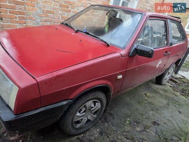 Красный ВАЗ 2108, объемом двигателя 1.29 л и пробегом 1 тыс. км за 600 $, фото 1 на Automoto.ua