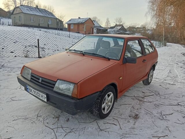 Красный ВАЗ 2108, объемом двигателя 1.3 л и пробегом 60 тыс. км за 850 $, фото 1 на Automoto.ua