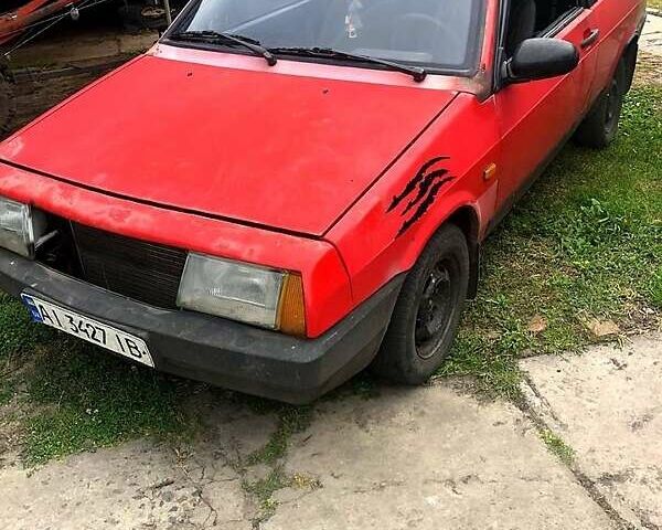 Красный ВАЗ 2108, объемом двигателя 1.3 л и пробегом 70 тыс. км за 600 $, фото 1 на Automoto.ua