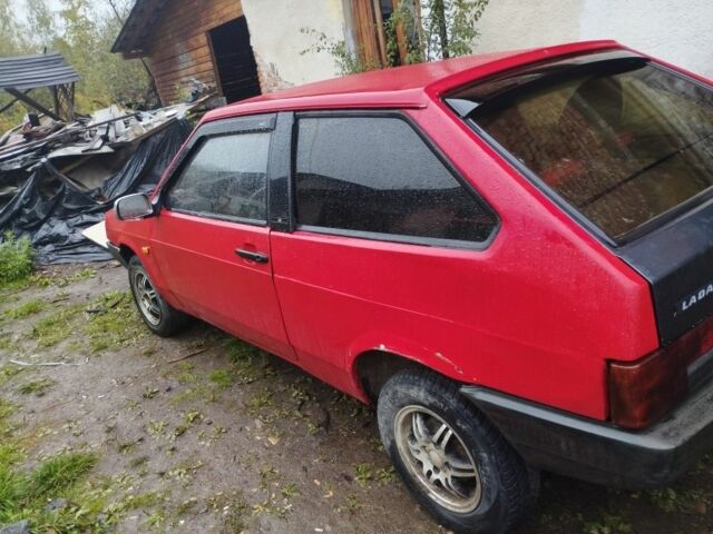 Красный ВАЗ 2108, объемом двигателя 6 л и пробегом 200 тыс. км за 800 $, фото 1 на Automoto.ua