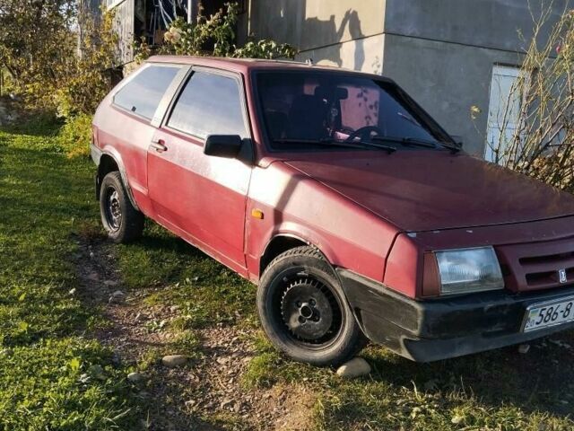 Красный ВАЗ 2108, объемом двигателя 1.3 л и пробегом 1000 тыс. км за 450 $, фото 1 на Automoto.ua