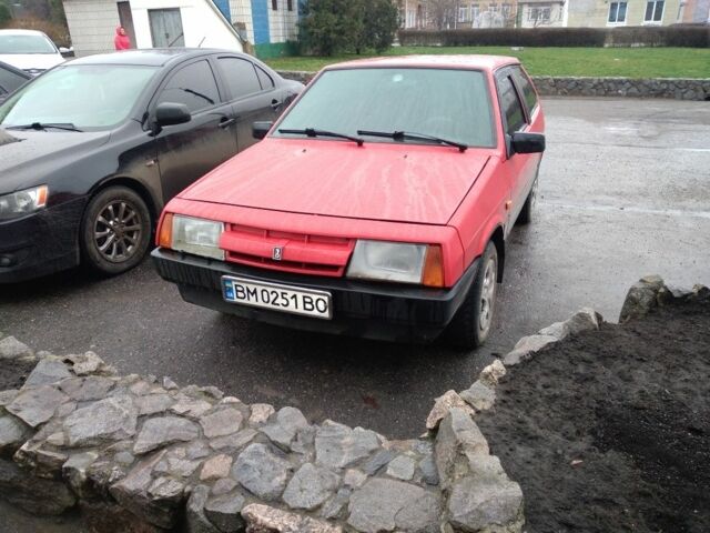 Красный ВАЗ 2108, объемом двигателя 1.3 л и пробегом 150 тыс. км за 1150 $, фото 1 на Automoto.ua