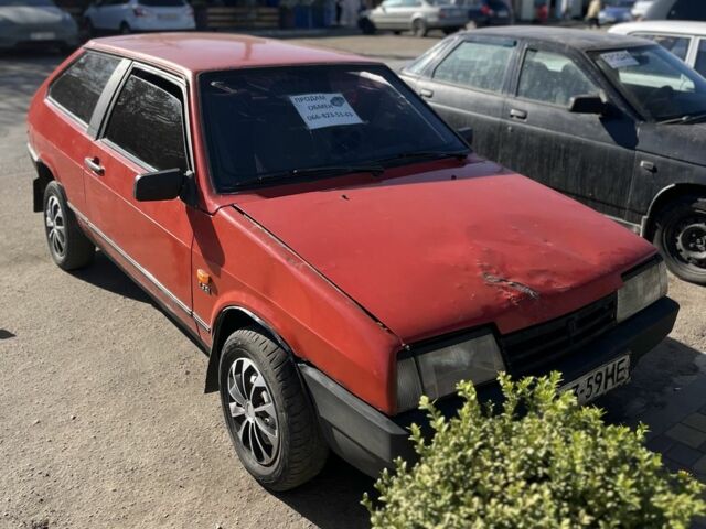 Красный ВАЗ 2108, объемом двигателя 1.5 л и пробегом 3 тыс. км за 600 $, фото 1 на Automoto.ua