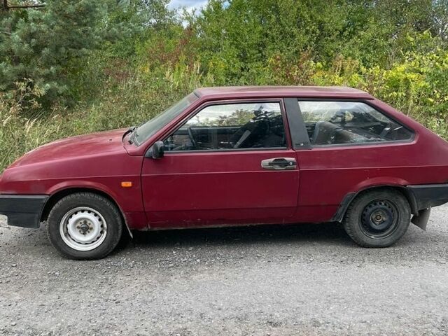 Красный ВАЗ 2108, объемом двигателя 1.3 л и пробегом 86 тыс. км за 800 $, фото 1 на Automoto.ua