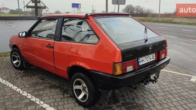 Красный ВАЗ 2108, объемом двигателя 1.1 л и пробегом 45 тыс. км за 1450 $, фото 1 на Automoto.ua