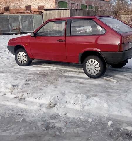 Красный ВАЗ 2108, объемом двигателя 1.1 л и пробегом 50 тыс. км за 1700 $, фото 1 на Automoto.ua
