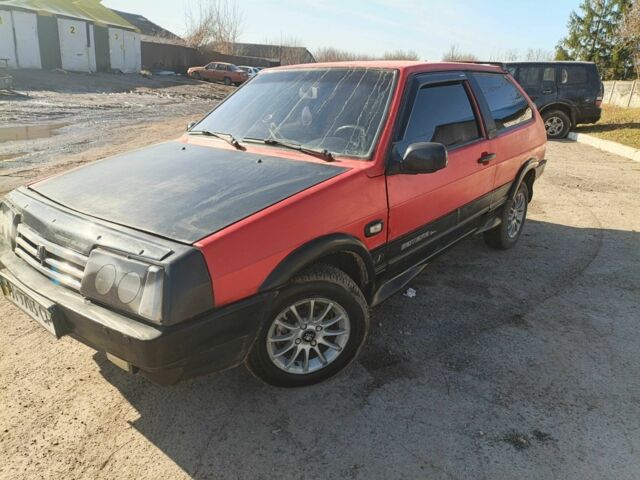 Красный ВАЗ 2108, объемом двигателя 1.3 л и пробегом 170 тыс. км за 850 $, фото 1 на Automoto.ua