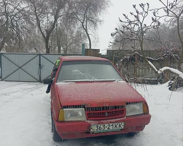 Красный ВАЗ 2108, объемом двигателя 1.5 л и пробегом 75 тыс. км за 600 $, фото 1 на Automoto.ua