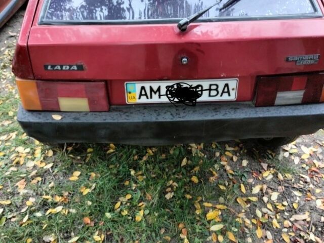 Красный ВАЗ 2108, объемом двигателя 1.3 л и пробегом 20 тыс. км за 446 $, фото 1 на Automoto.ua