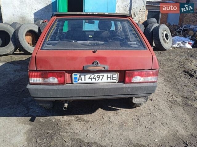 Красный ВАЗ 2108, объемом двигателя 1.29 л и пробегом 84 тыс. км за 600 $, фото 1 на Automoto.ua