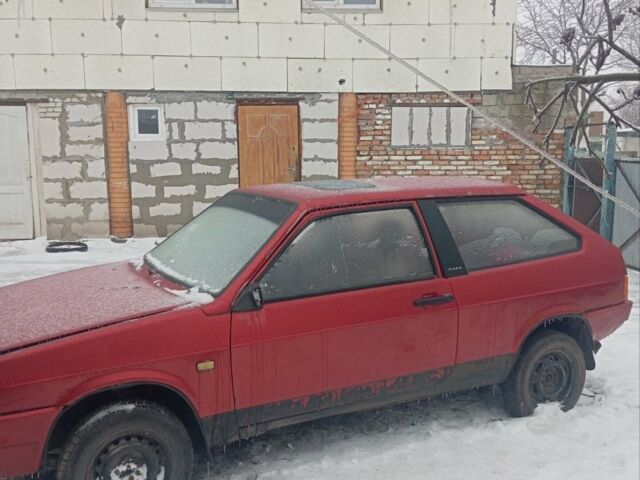 Красный ВАЗ 2108, объемом двигателя 1.5 л и пробегом 75 тыс. км за 600 $, фото 1 на Automoto.ua