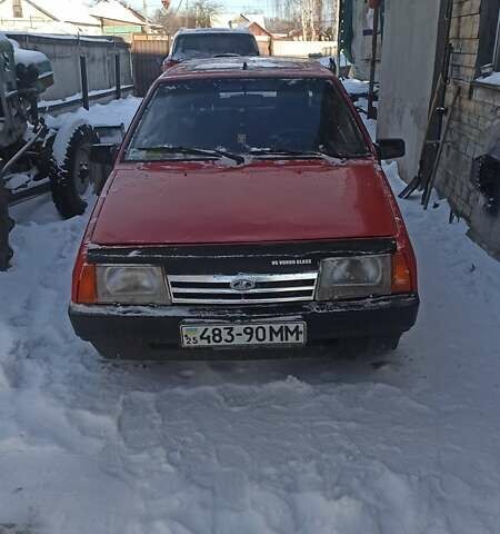 Красный ВАЗ 2108, объемом двигателя 1.3 л и пробегом 80 тыс. км за 1100 $, фото 1 на Automoto.ua