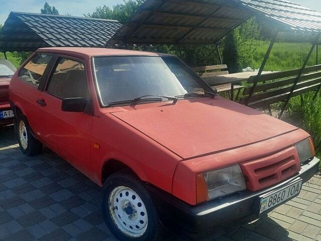 Красный ВАЗ 2108, объемом двигателя 1.1 л и пробегом 42 тыс. км за 600 $, фото 1 на Automoto.ua