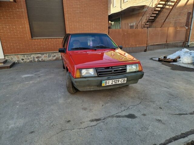 Красный ВАЗ 2108, объемом двигателя 1.3 л и пробегом 160 тыс. км за 850 $, фото 1 на Automoto.ua