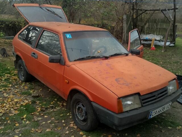 Красный ВАЗ 2108, объемом двигателя 1.3 л и пробегом 50 тыс. км за 358 $, фото 1 на Automoto.ua