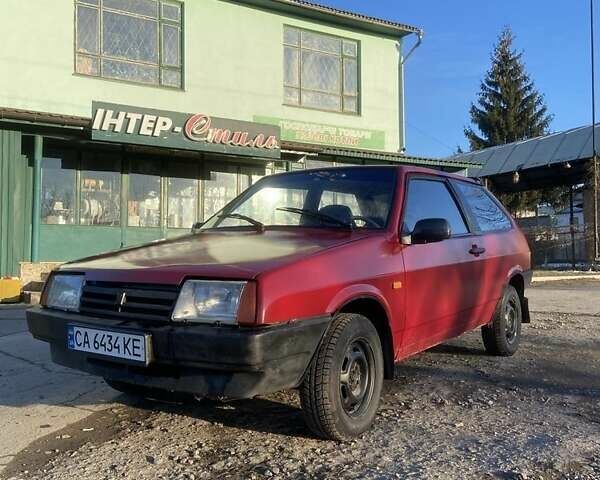 Красный ВАЗ 2108, объемом двигателя 1.3 л и пробегом 200 тыс. км за 959 $, фото 1 на Automoto.ua