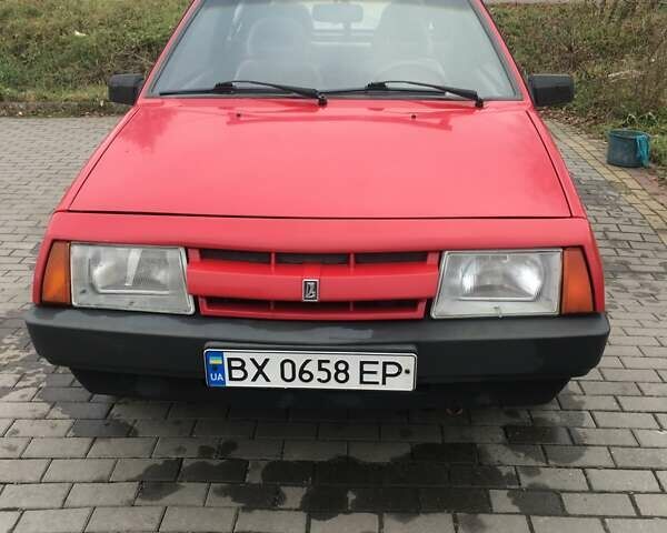 Красный ВАЗ 2108, объемом двигателя 1.3 л и пробегом 158 тыс. км за 900 $, фото 1 на Automoto.ua