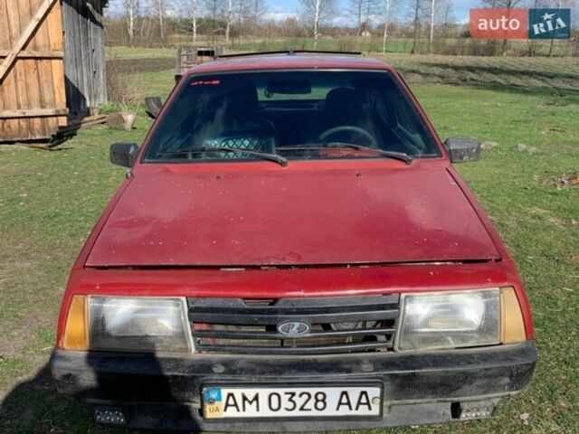Красный ВАЗ 2108, объемом двигателя 1.5 л и пробегом 52 тыс. км за 750 $, фото 1 на Automoto.ua